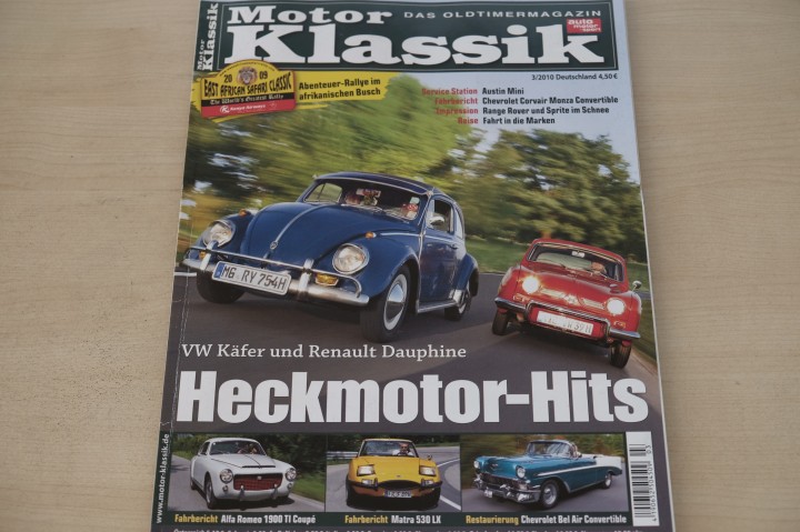 Deckblatt Motor Klassik (03/2010)